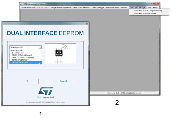 STMicroelectronics Demo software STMicroelectronics Demo software